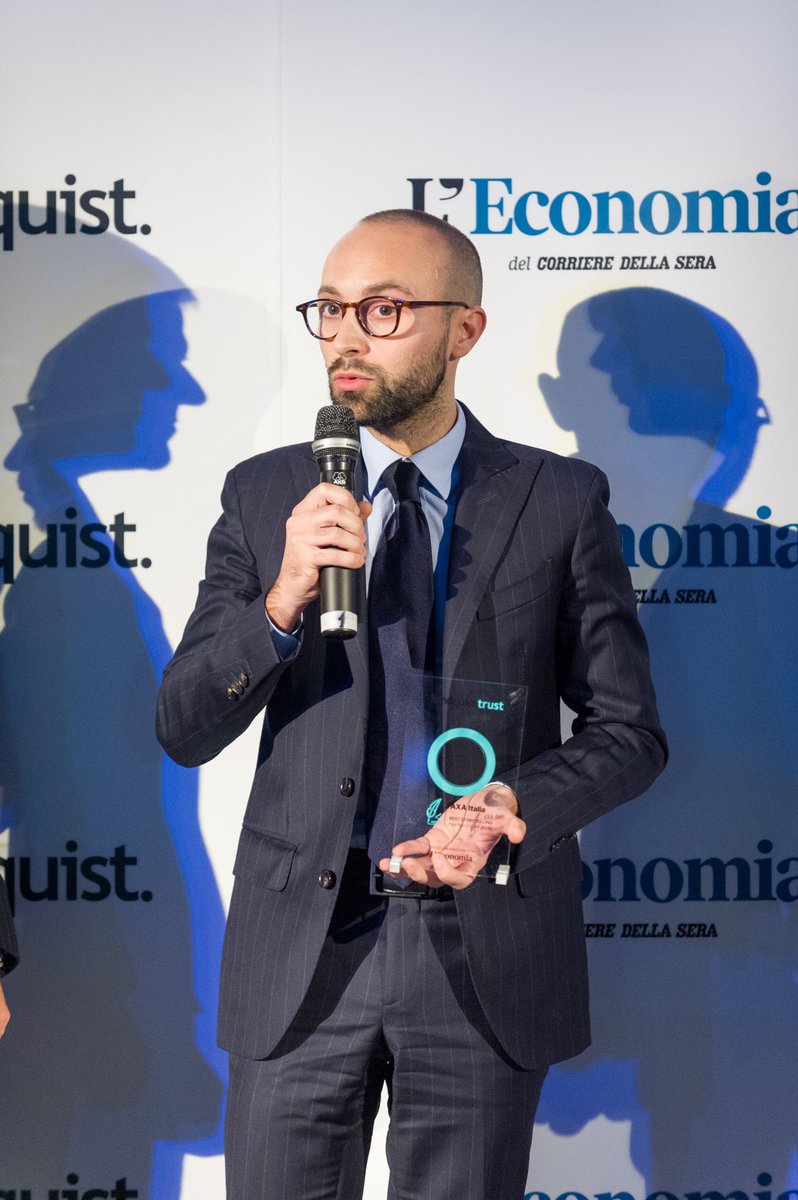 vanoni_ale's tweet photo. .@AXAItalia receives @Lundquist #dottrust award for #communication and #storytelling for its distinctive style and stories. To reach new destinations we need to imagine and boldly take new ways. Proud for the award and for the team work &amp; spirit to reinvent everything, everyday. https://t.co/FghC4u4jSz