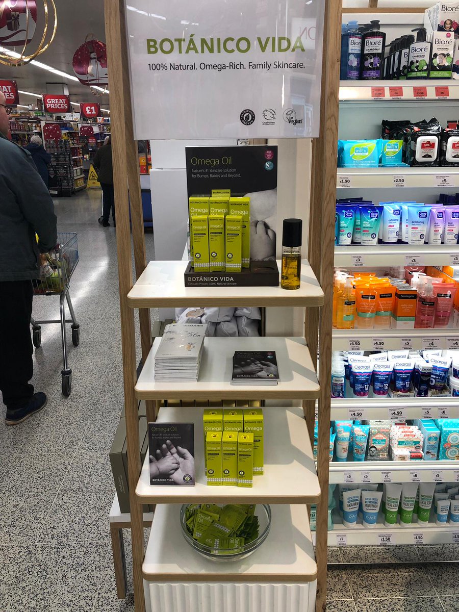BotanicoVida's tweet photo. Another great weekend in @Sainsbury's we are really enjoying meeting all the lovely customers, and showing them a natural alternative! #naturalskincare  #familyskincare https://t.co/ALmHDBMWvf