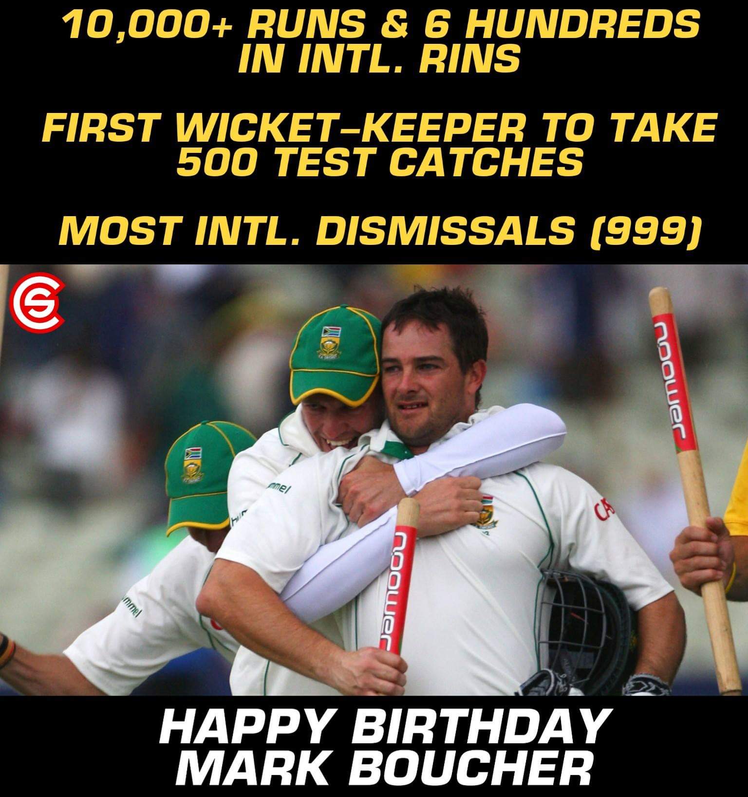 Happy Birthday Mark Boucher!! 