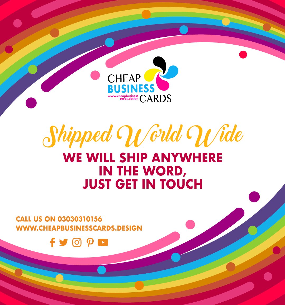 CardsCheap's tweet image. Shipped world wide! We will ship anywhere in the world, just get in touch.
Call us 03030310156.
Visit our website cheapbusinesscards.design for more!

#Printing #Business #Cards #Banners #Prints #printservice #specialist #cards #cheapbusinesscards