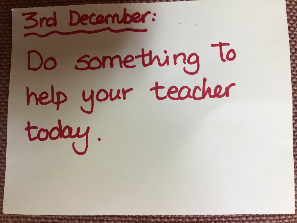 InfantFairfield's tweet photo. Our school acts of kindness advent calendar started today. https://t.co/HcreDk4Uf3