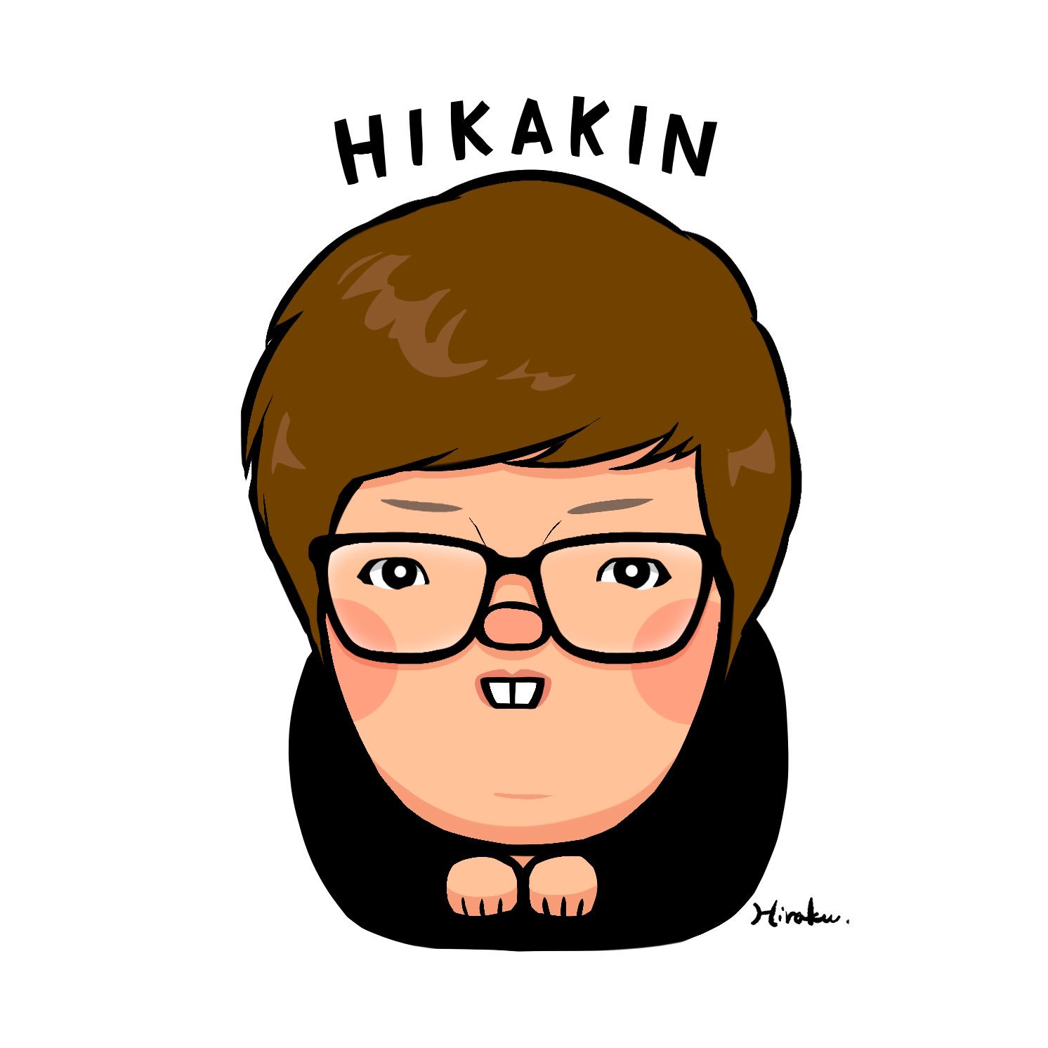 Hiraku 似顔絵やましたまほ ヒカキンさん Hikakin のイラスト 似顔絵描きました もっと早く描きたかったけどなかなかヒカキンさんを描くコンディションにならず どんなやねん かわいい T Co Jn9g8kx3kh Twitter