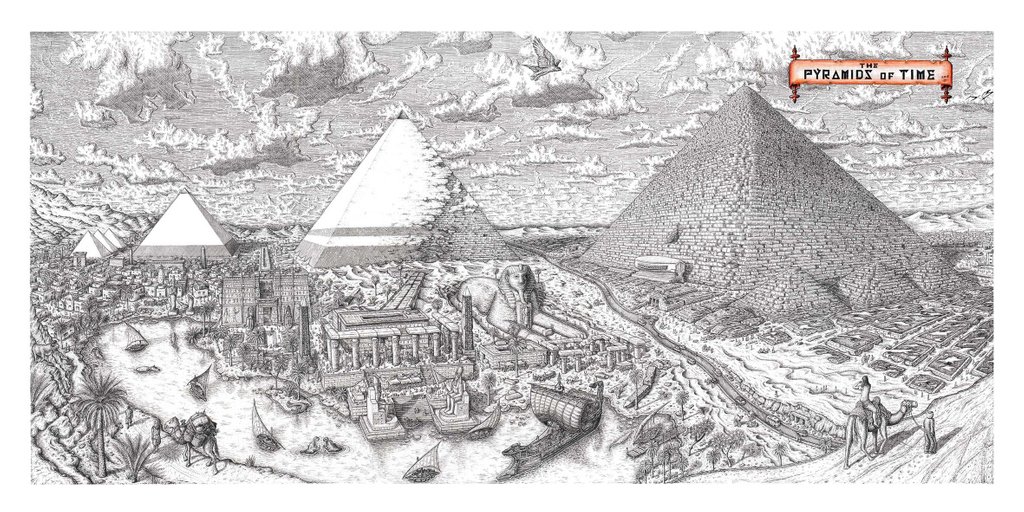 ACA_SHOW's tweet photo. "The Pyramids of Time" by Jeff Murray, United Kingdom
.
More artworks: https://t.co/BHk3fwjdTg
.
#asiacontemporaryartshow #JeffMurray #art #artexhibition #artfair #contemporaryart #artcollector #artoftheday #illustration #landscape #pyramid #Egypt #painting #print #britishart https://t.co/llK0wAB5Jp