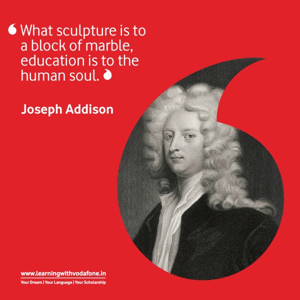 LearningwithVF's tweet photo. We think, therefore we are. And what we think about is a product of our education. Get a helping hand in your quest for education with #LearningwithVodafone #MondayMotivation https://t.co/H8ezA5MK4I