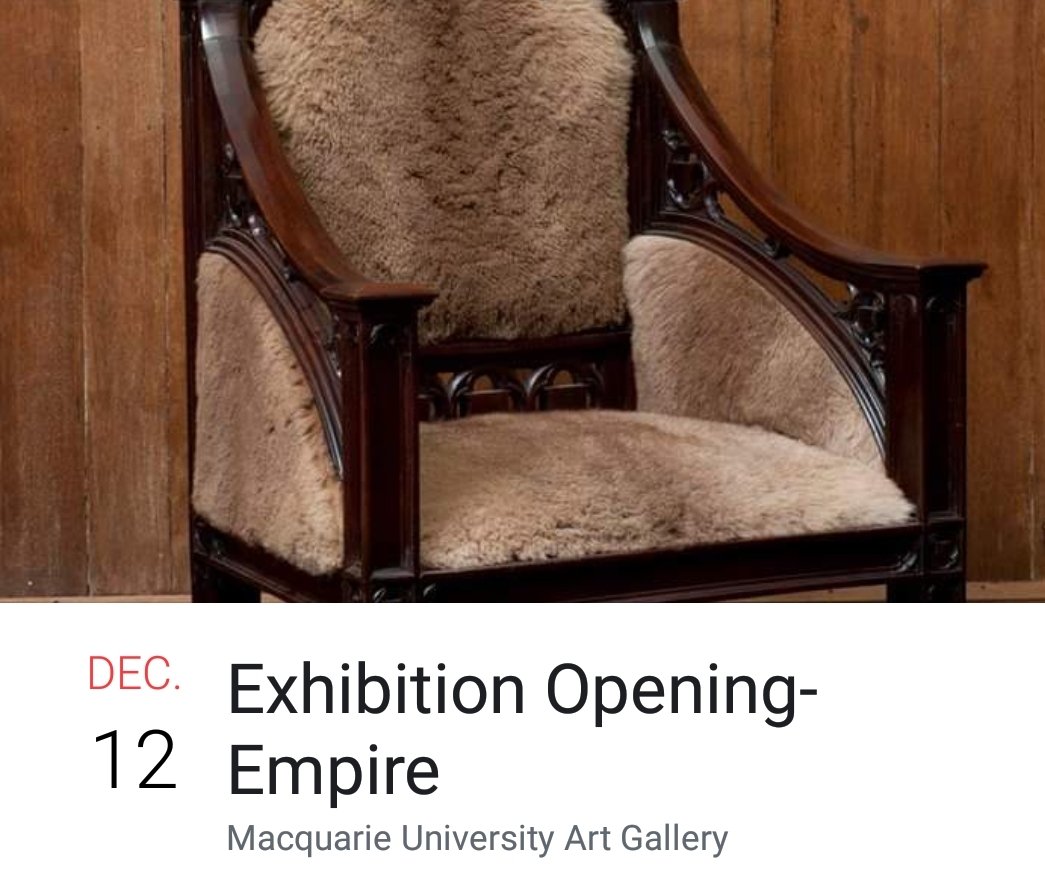 austhistomuseum's tweet image. Looking forward to #MQU
Art Gallery's last exhibition opening for the year on the 12th  facebook.com/events/6631795…