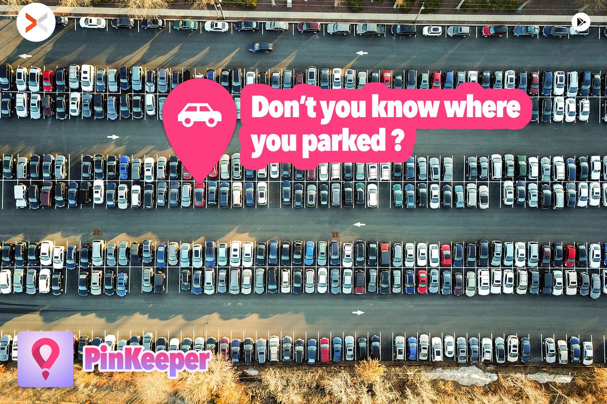 crx_apps's tweet photo. Don't you know where you parked? With PinKeeper this will not be a problem anymore! Get the free app from Google Play right now! https://t.co/DaZmHRPjeG #pinkeeper #carlocation #markyourcar #marklocation #yourlocations #crxapps https://t.co/3ytDexo6lo
