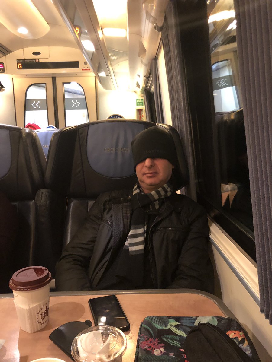 On the 0552 to Sheffield with Mr Ockrim #returningJeremytotheNorth