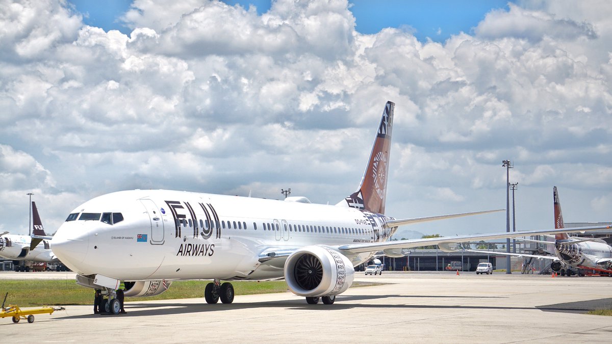 FijiAirways's tweet photo. It was a good day! Welcome home, #BulaMAX. #IslandofKadavu https://t.co/dlIiNFPyEB
