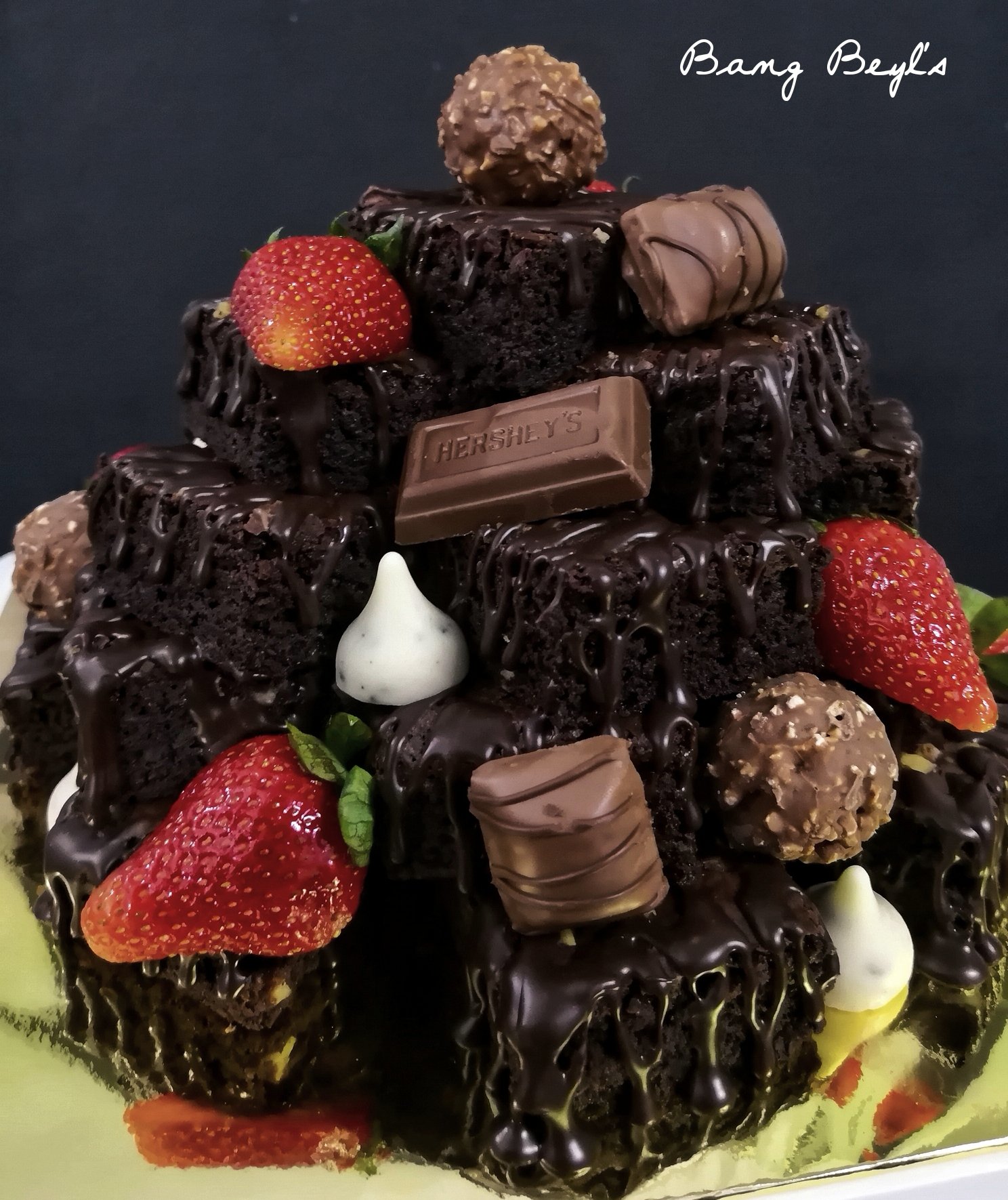 Brownies tower decoration