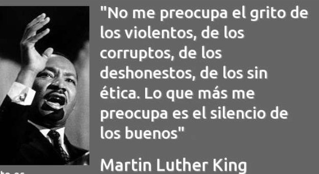 A los tibios. A los equidistantes. 
La no acción es también acción y es devastadora.