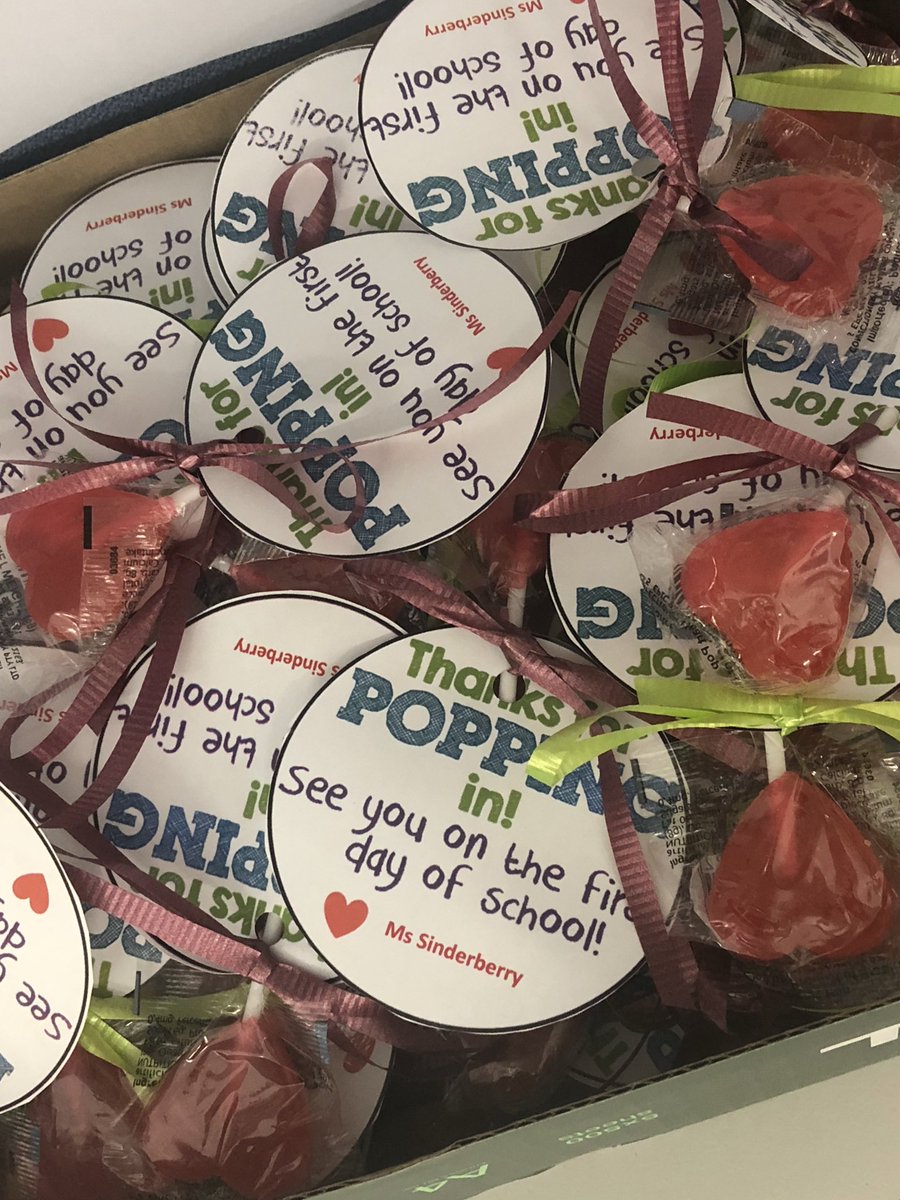 Little gifts for my Yr 6 visitors tomorrow ☺️ #orientationday #yearcoordinator #yr72019 #rhhs