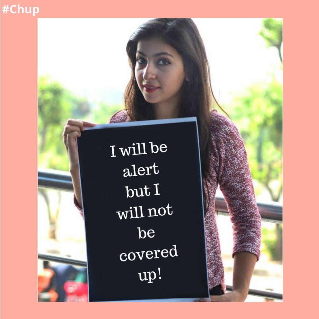 ChupTheBook's tweet photo. Women should be aware of their surroundings &amp; take action where required instead of hiding themselves from the prying eyes. Men also have to start standing up and become disapproving of the bad behavior of other men.
#MondayMotivation #ChupTheBook  #metooindia #womansupportwoman https://t.co/cv7TwxO6aL