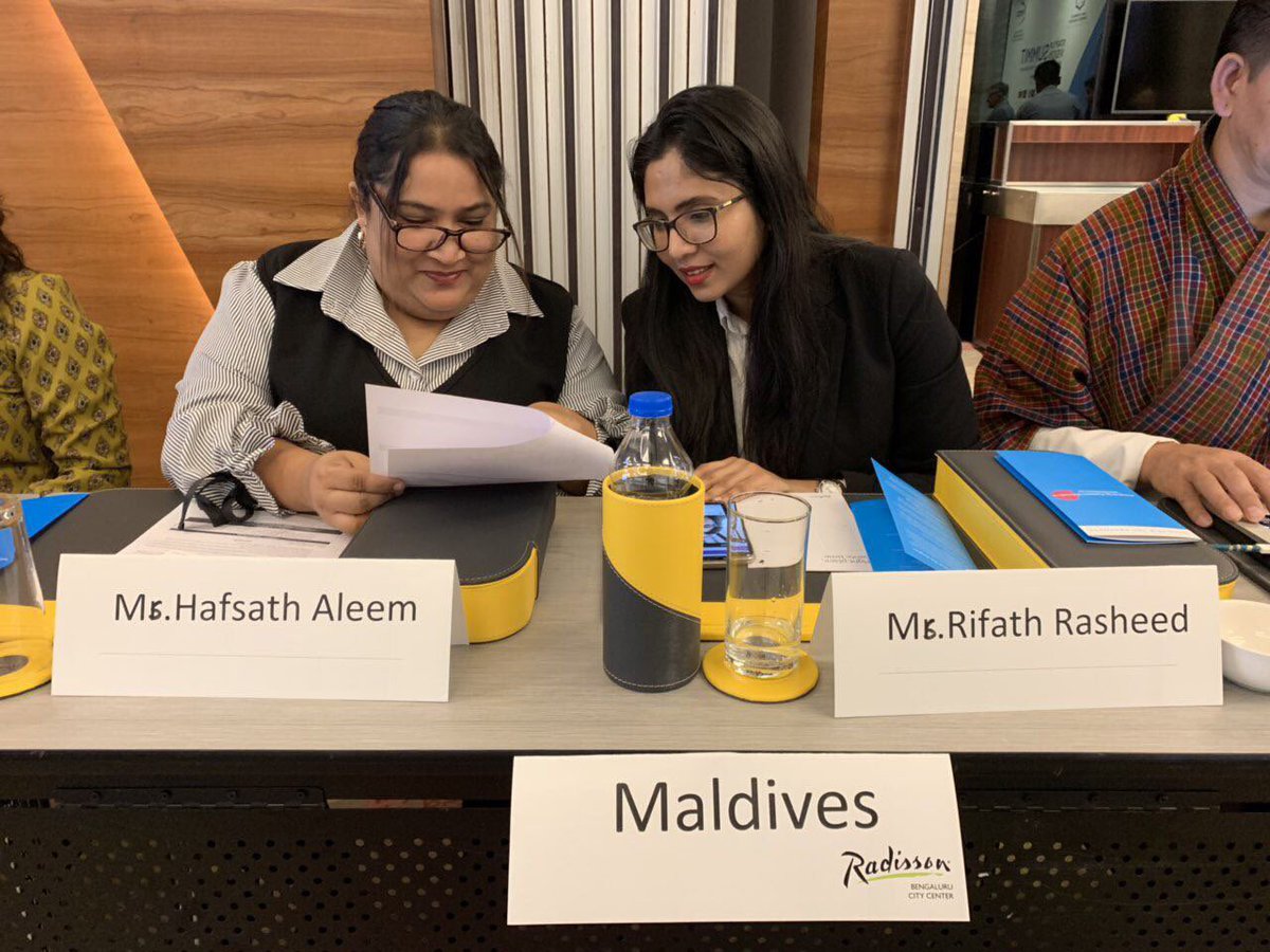 womenintechmv's tweet photo. Our members @Happittu @rasheed_rifa are participating in the  Startup Vision Summit by @SAARCCCI
#SAARCStartups18 https://t.co/cP9zQeOuTU