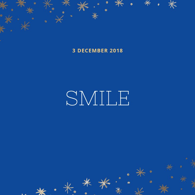 yogabygillian's tweet image. Find a reason to smile today. Maybe someone holds a door open for you, or perhaps the Christmas lights catch your attention. Make some time to stop and smile, you&apos;ll feel so much better afterwards.

#smile #affirmationadvent #yogabygillian #happiness #festivethoughts