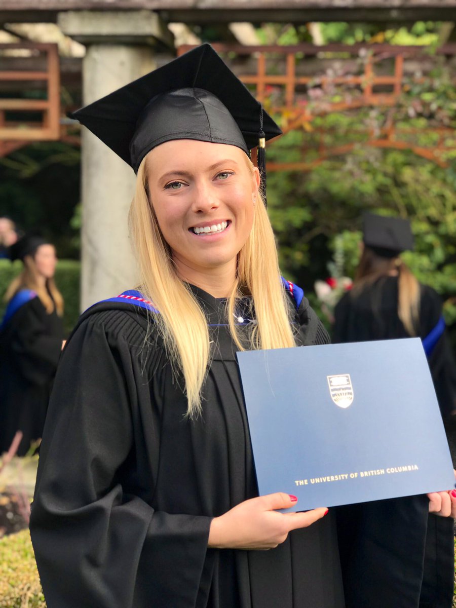 hannak1025's tweet photo. Donned this cap an OT student, doffed as a Master of Occupational Therapy. Thank you #UBC #MOT2018 for the invaluable experience and to those who supported and mentored me along the way. @UBCOSOT https://t.co/WCba26Pige