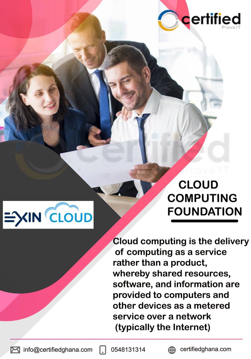 itilghana's tweet image. Cloud Computing Foundation Training in ghana at certifiedghana.
#CloudComputingFoundation
#CloudComputing
Enroll for course and schedule visit : goo.gl/w7i9Le