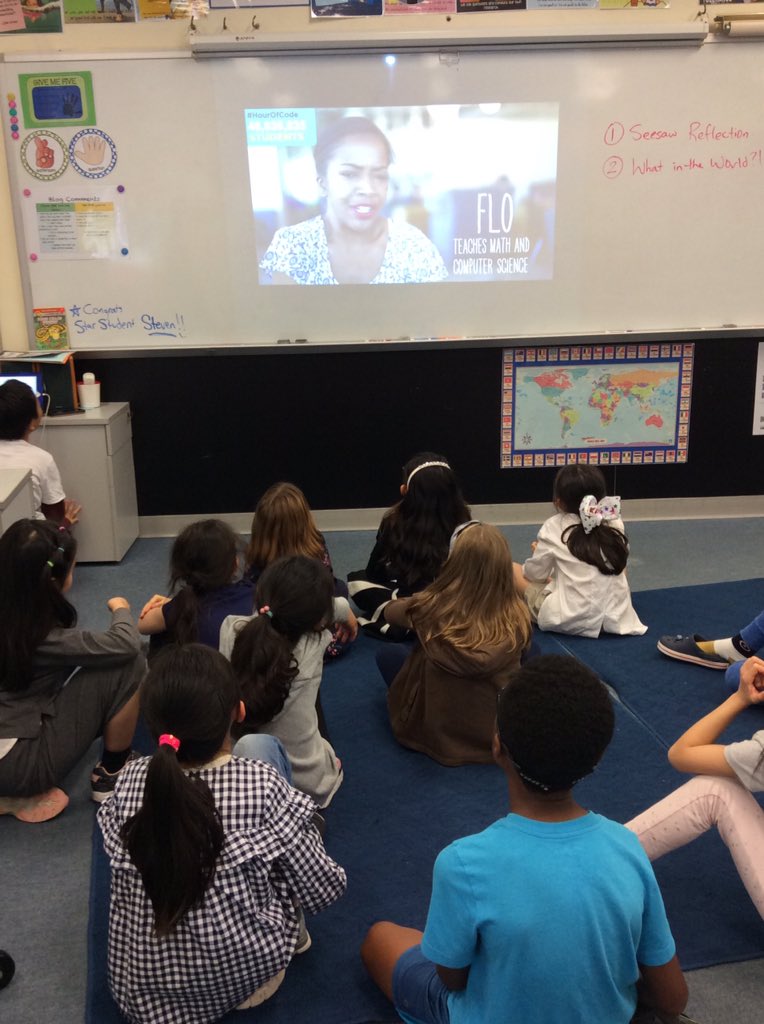 krobbins84's tweet image. Getting started with #hourofcode and  #weekofcode with a great video from @Codeorg at #aisgz