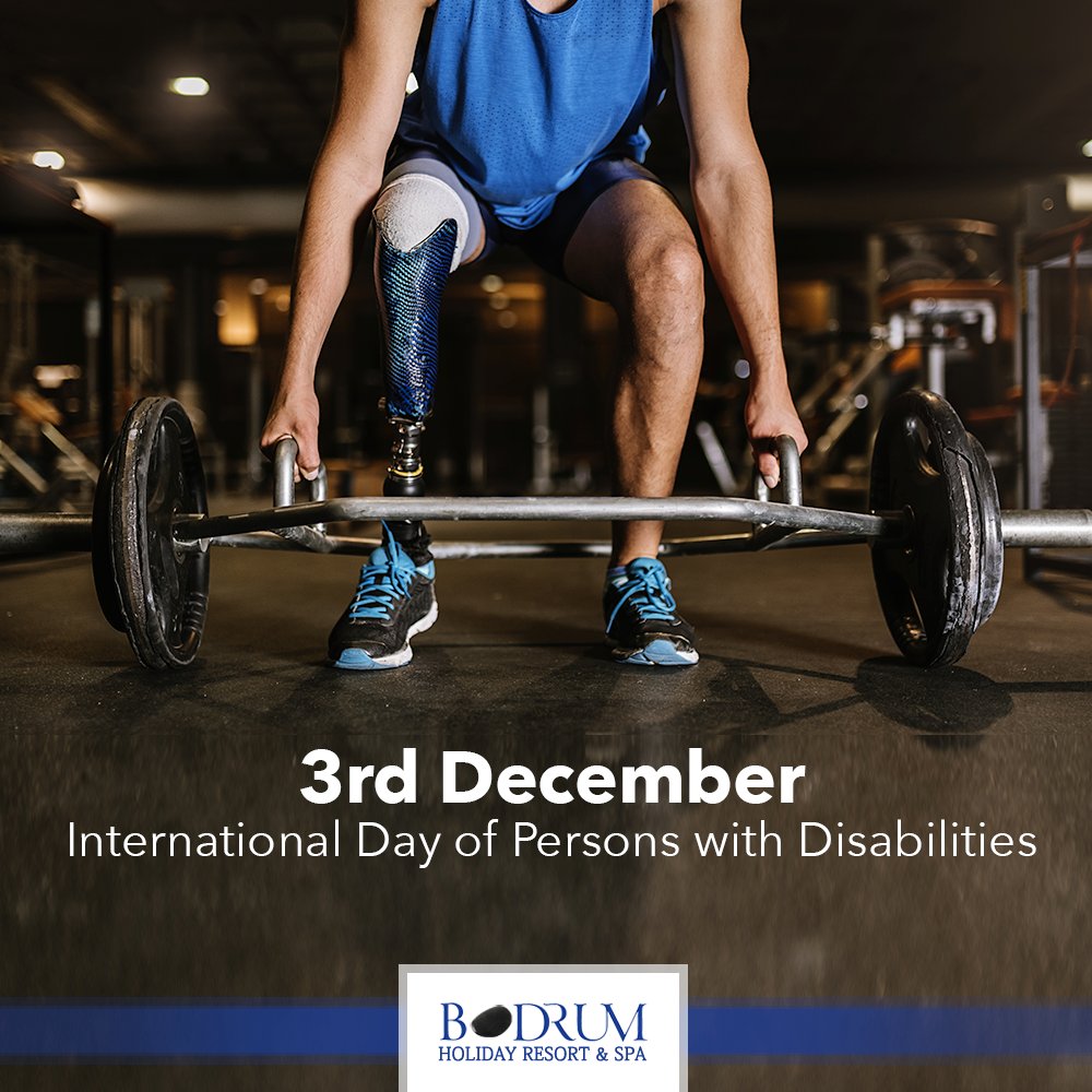 BodrumResortSpa's tweet photo. Farkındalığın her geçen gün arttığı bir dünya dileğiyle!
Happy International Day of Persons with Disabilities! https://t.co/3fSYThoQRc