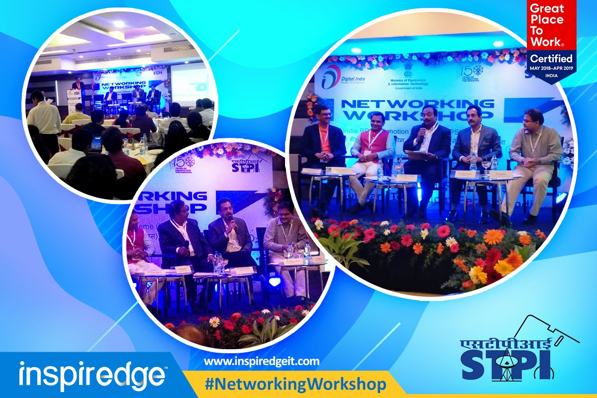 inspiredge's tweet image. Our CEO @kristhebond at #NetworkingWorkshop on India BPO Promotion Scheme. @rsprasad @SSAhluwaliaMP @SecretaryMEITY @GoI_MeitY @Omkar_Raii @stpiindia #STPIINDIA @STPIVizag @_DigitalIndia @STPIHyderabad @ramprasad_cvd @mpdvizag