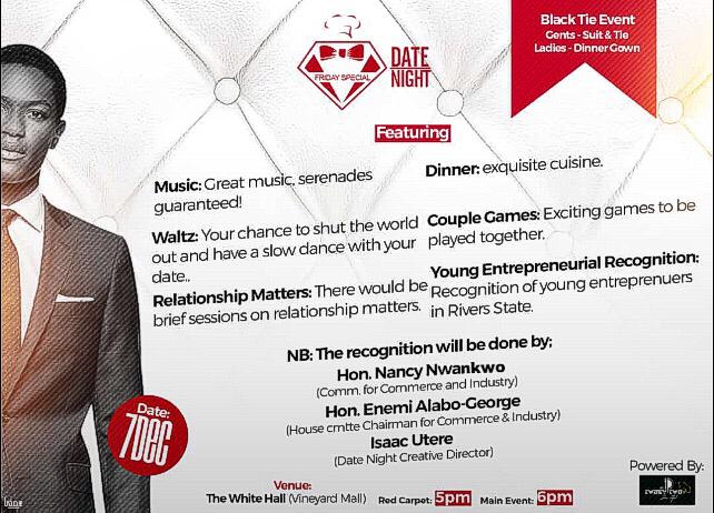 22logisticsng's tweet photo. Let's do something classic, so expect even more on this one #datenight2018
Gents: Suit and tie
Ladies: Dinner gown
Will you be my Date? https://t.co/EOfcpFkf4N