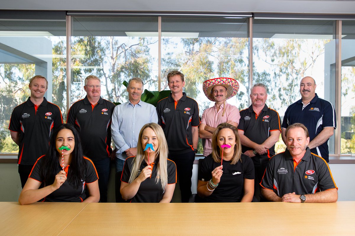 pls_global's tweet image. Very proud of our #Movember2018 team the Pilbara 'stache, $30k raised so far for the @MovemberAUS to support some very worthy organisations @beyondblue @PCFnews and fifth place in the Mo Mining challenge, the last photo of some of our Mo Bros and Sistas on Friday