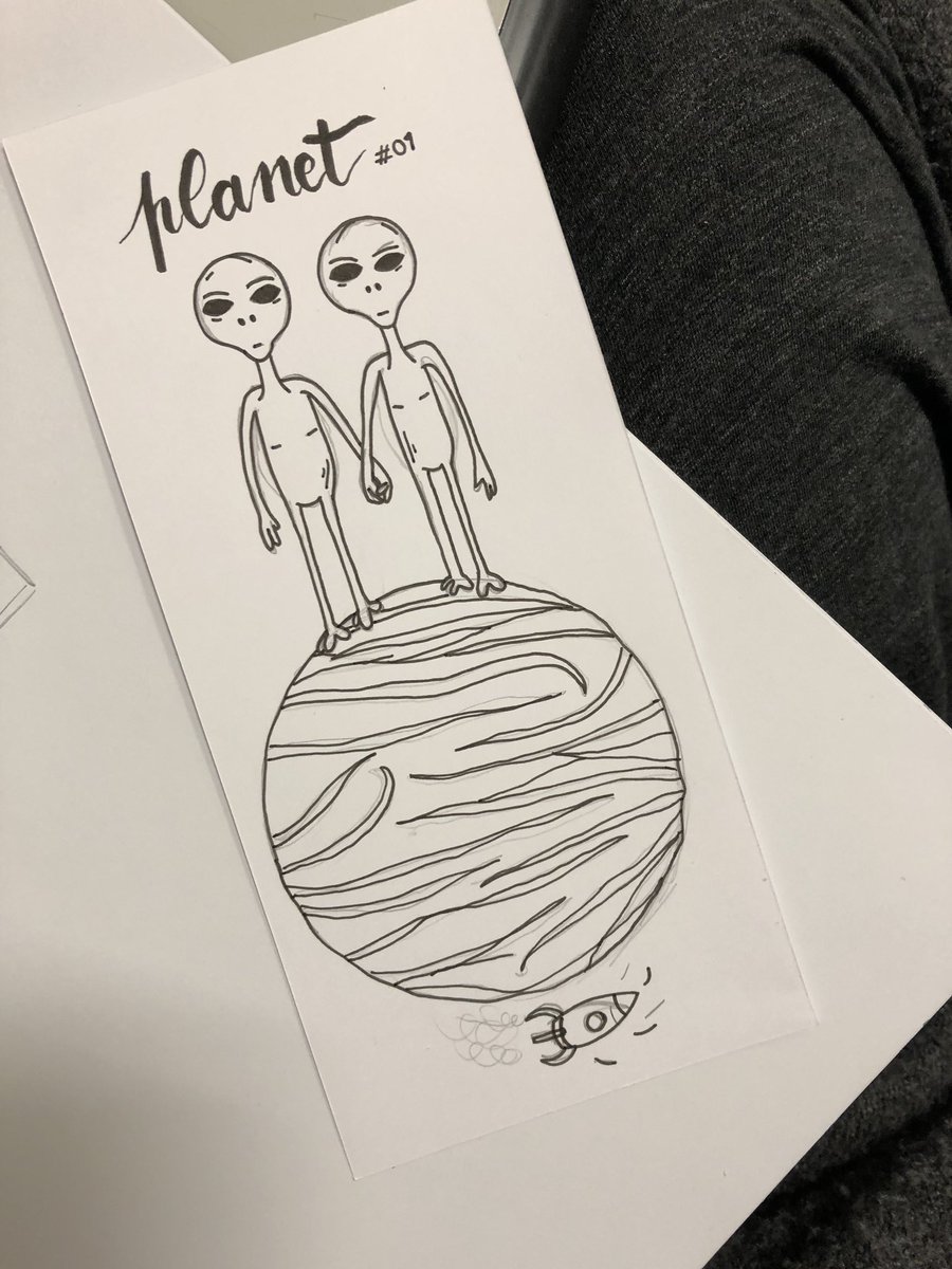 ManonFovet's tweet photo. #drawcember2018 #planet #Drawcember #day1 #retard https://t.co/galTJisvIc