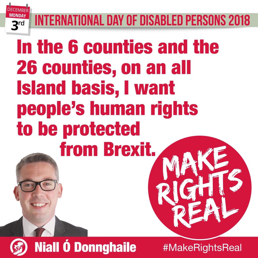 Rights should know no borders. On this the International Day of Disabled Persons, let’s ensure we stand firm on equality for all. #MakeRightsReal