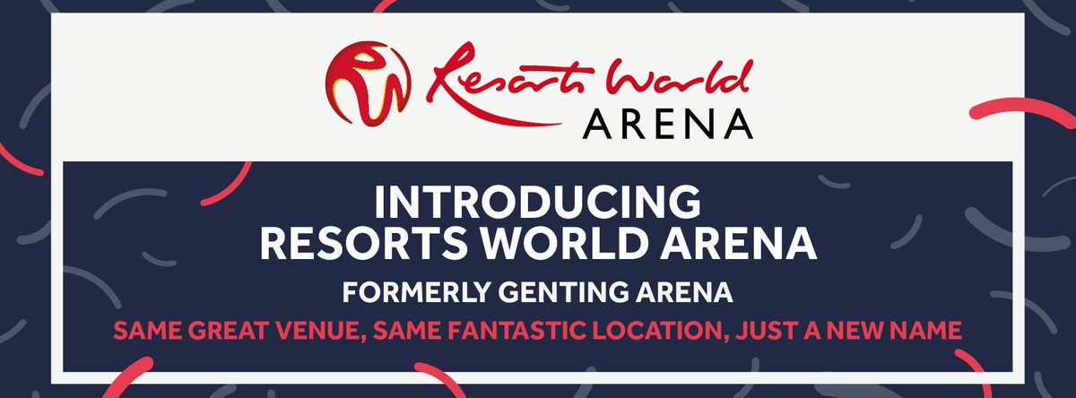 Today is the day, say goodbye to the Genting Arena and get ready for a brand era...the Resorts World Arena era!

Read 👉 bit.ly/RWArenaIsHere