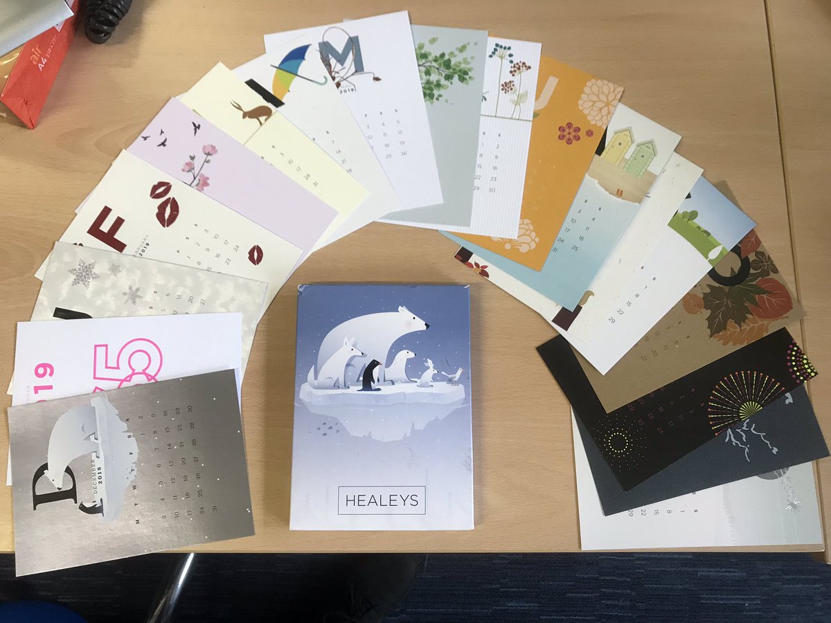 Thanks to <a href="/healeysprint/">Healeys Print Group</a> for our amazing calendar pages in so many beautiful paper stocks, we’re #obsessed! 😍 Merry Christmas!🎄❄️⭐️