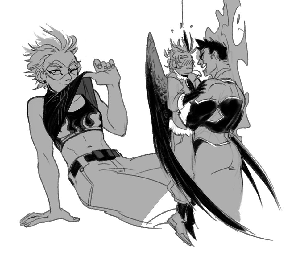 Endeavor and Hawks as disaster lesbians.