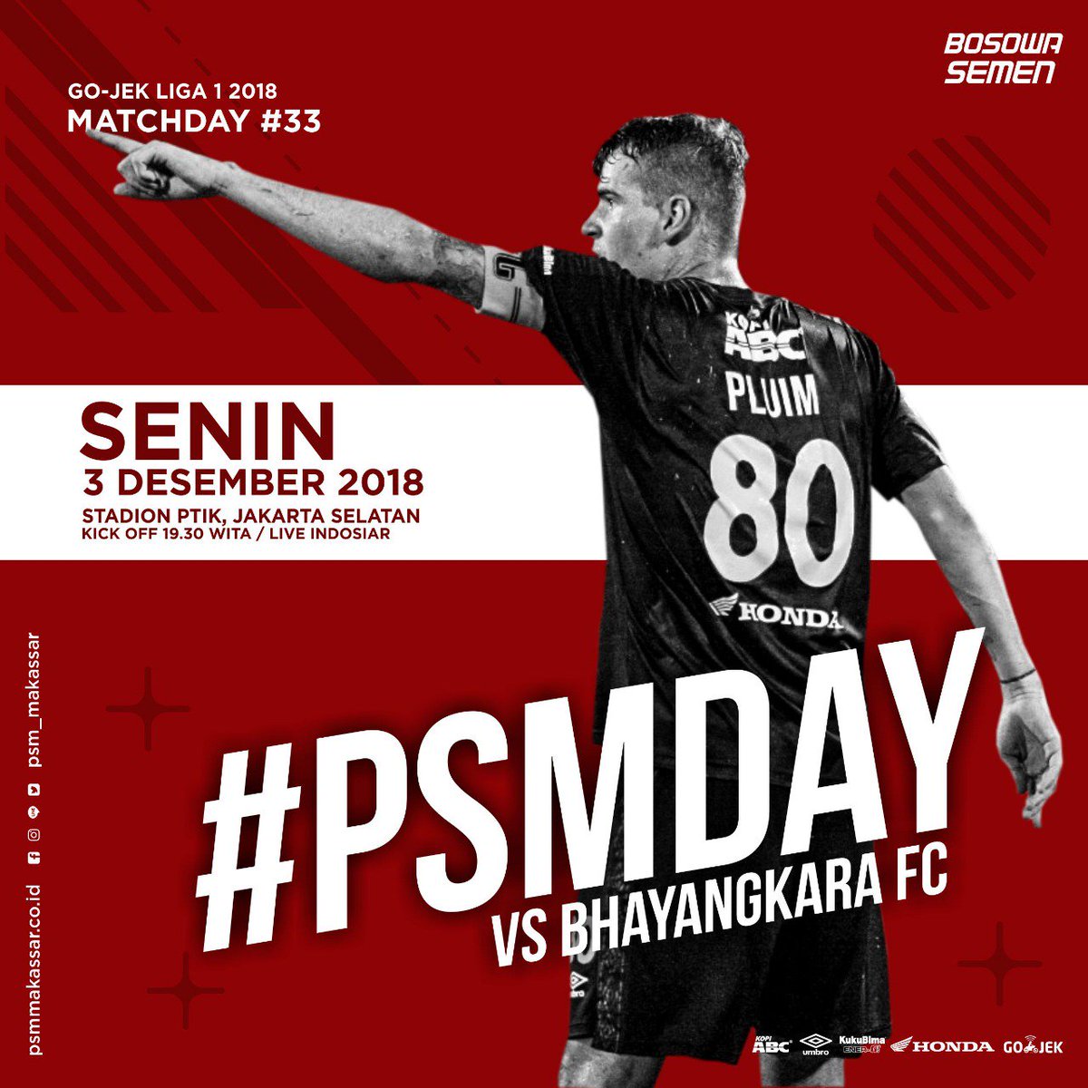 Bismillah🙏. Doakan perjuangan kami malam ini bisa berbuah kemenangan.

SIRI NA' PACCE.

#EwakoPSM