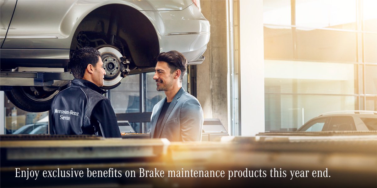 sundaram_motors's tweet photo. This Mercedes-Benz Service carnival, get your Star a new set of brake pads to keep your journey thrilling and safe along the way. Avail other exclusive benefits all before the 31st of December.
#MercedesBenz #ServiceCarnival #BestOrNothing #SundaramMotors #Bangalore https://t.co/4fpLMzeY0C
