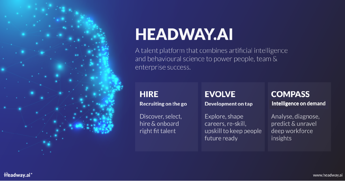 HeadwayAi's tweet photo. @HeadwayAi, Talent Transformation Platform for People, Enterprises &amp; Governments. @HeadwayAi creates compelling connections linking jobs, careers, skilling &amp; lifelong learning to make people stay relevant &amp; extend their runway of employment. 
Learn more : https://t.co/pW9aDUjasD https://t.co/zvjpVLLgVH