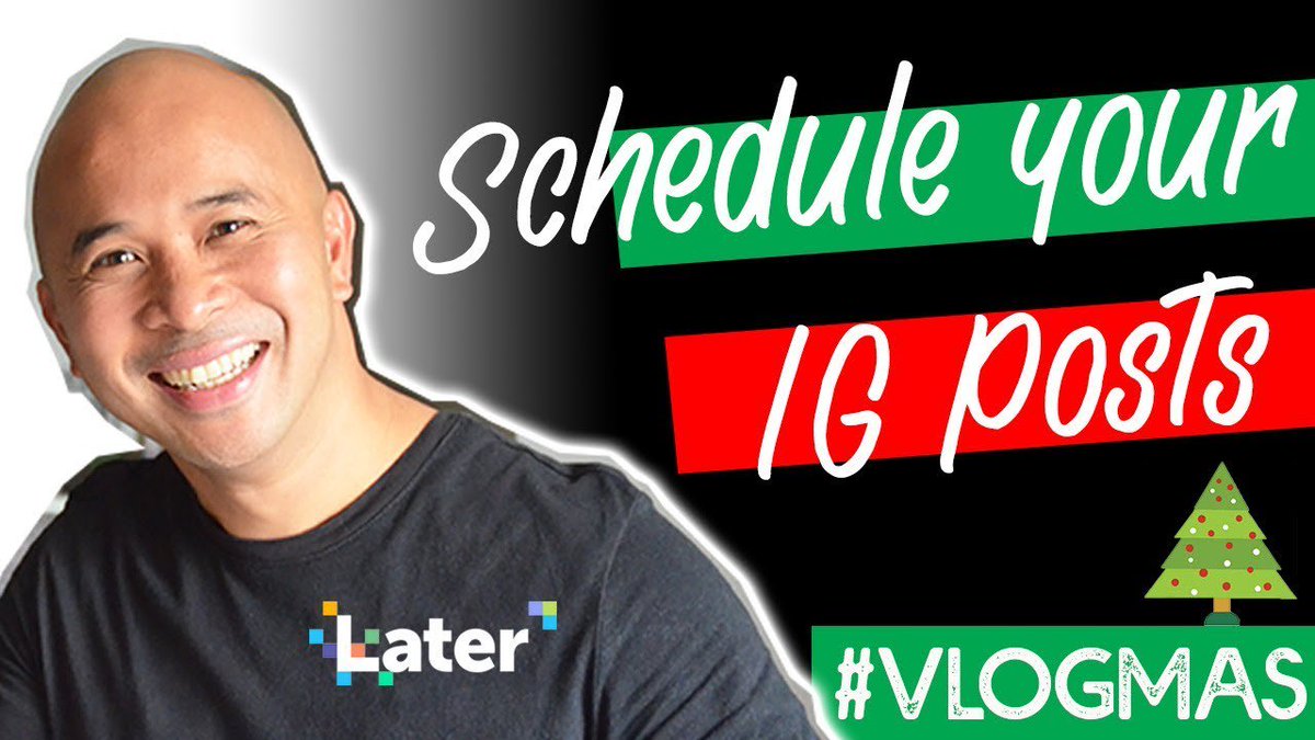 rob_balasabas's tweet image. #VLOGMAS Day 2 🎅 Tips on Scheduling Instagram Posts.

👉 youtu.be/5mRceWclnWQ

#instagramscheduler #latergram #instagrammarketing #instagramtools