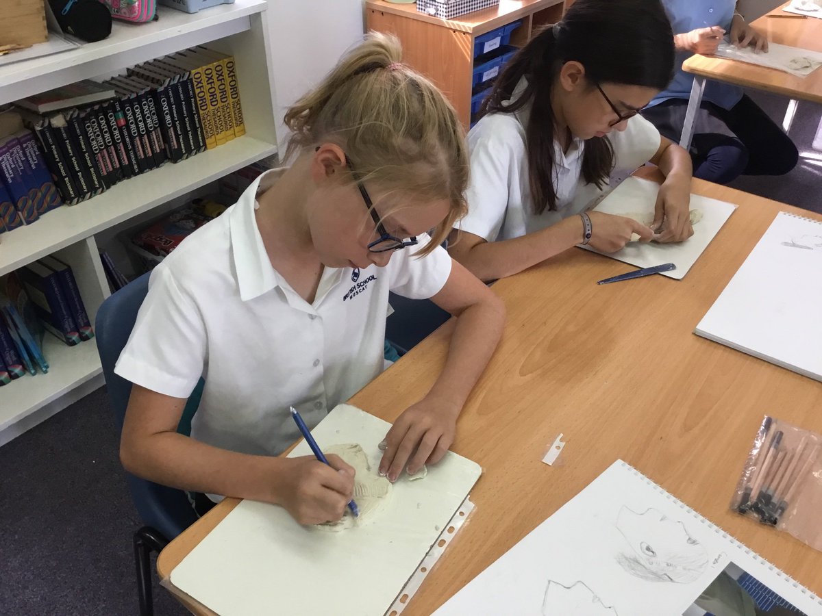 BSMuscatY6's tweet photo. Year 6 enjoying using clay and exploring making different textures #20thcenturyart #design #creativity #cameos #lovelearning https://t.co/ACt9ElqiVl