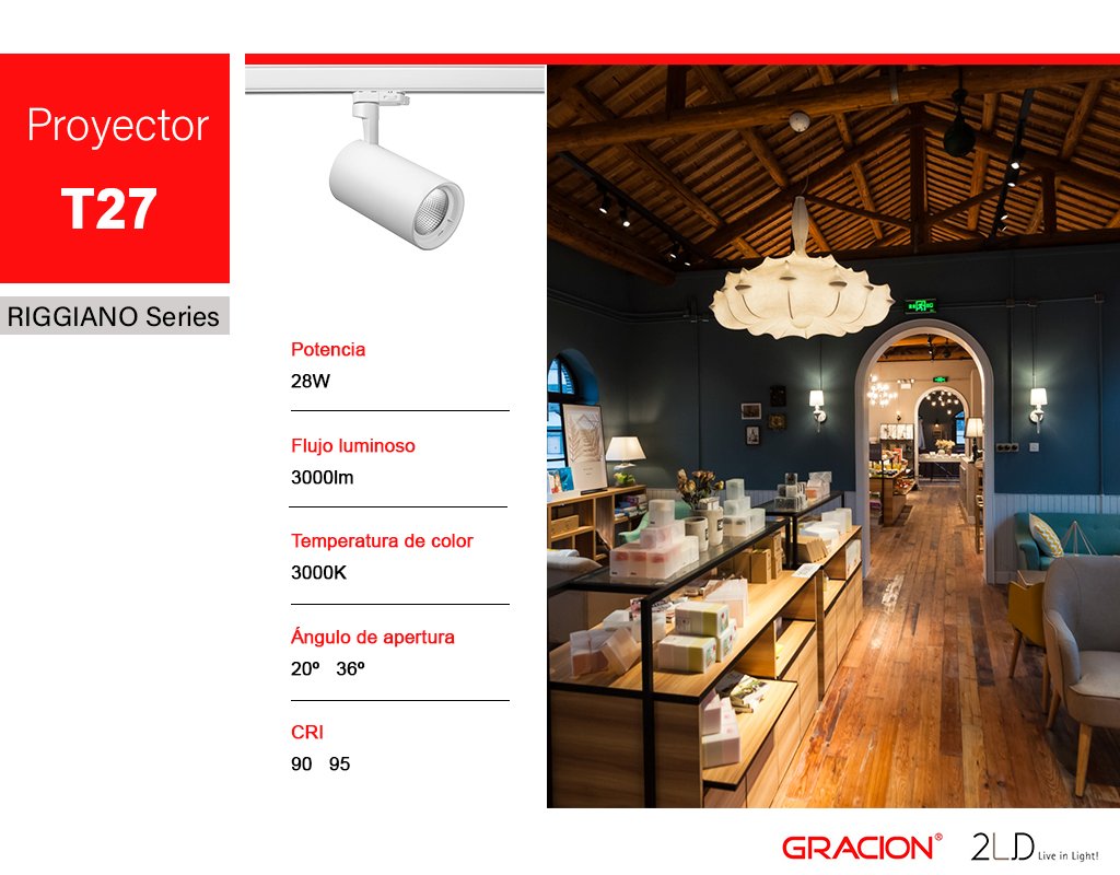 2LD_led's tweet photo. ¡Buenos días! #FelizLunes Ya es diciembre...
Una iluminación con buena reproducción cromática atrae al cliente y genera ventas. T27 de @gracionlighting ofrece hasta CRI 95! Conoce más en https://t.co/g8eauFpRik
#iluminación #2LD #Liveinlight https://t.co/LfnVBw3six