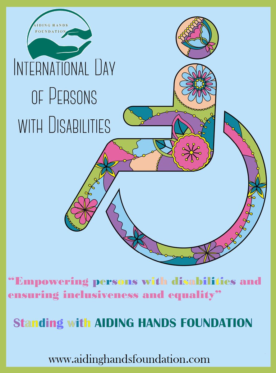 AidingHandsNpo's tweet photo. “Empowering persons with disabilities and ensuring inclusiveness and #equality”
Stand with AIDING HANDS FOUNDATION to to create stable democracies, active citizenship and reduce inequalities in society.
#Standinwith_aiding_hands_foundation #empoweringdisabilities #education https://t.co/KaxQt89W4D