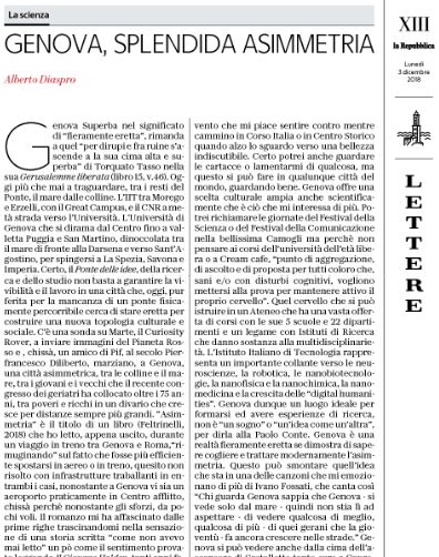 IITalk's tweet photo. Su @rep_genova l'articolo del nostro Alberto Diaspro @AD1959 che ricorda anche l'appuntamento questa sera con #BeERC presso Birreria @HB_Genova_World https://t.co/7qWn9hojyW