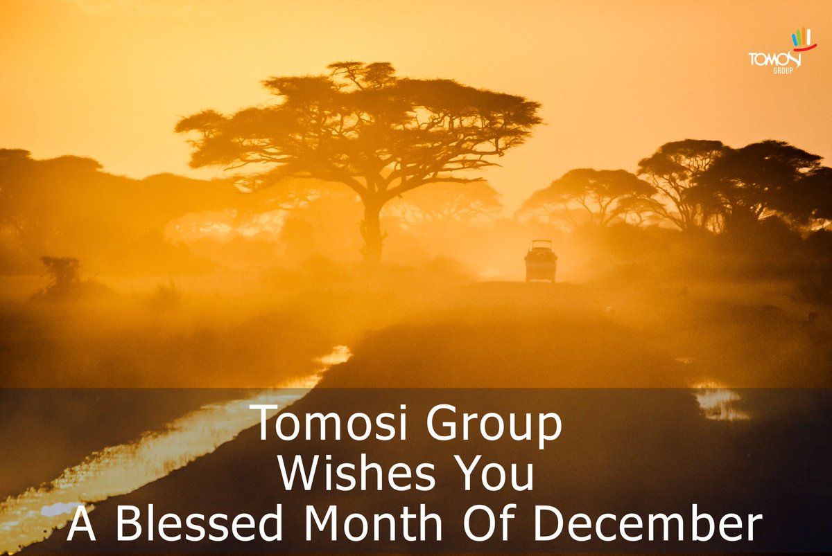 Better is the end than the beginning of a matter.
As you enter into the last month of the year, may you see Joy, Peace and fulfilment.
<a href="/tomosigroup/">Tomosi Group</a> wishes all our friends a blessed month of December 2018.
#HappyNewMonth
#MadeInAfrica