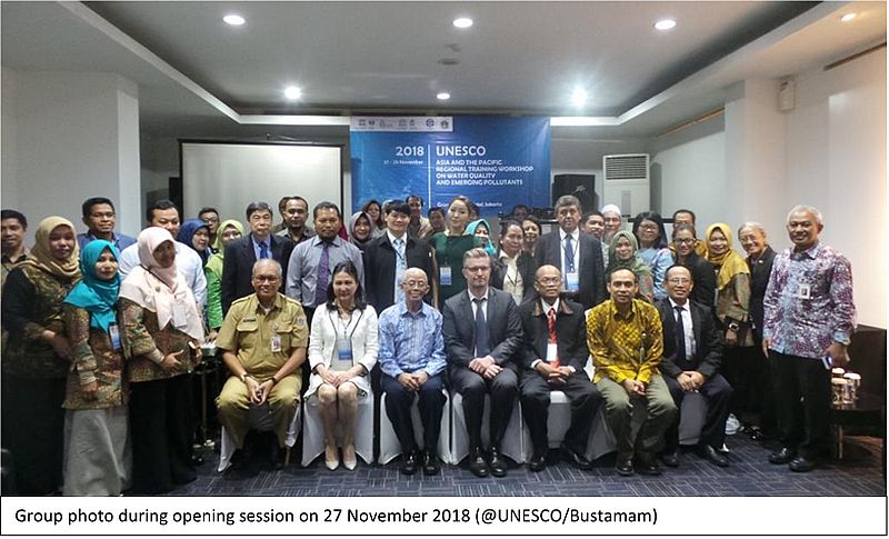 unescojakarta's tweet photo. #Water Quality and Emerging Pollutants: addressing new global challenges ▶️ https://t.co/tZMtWWFfDR
A 3-day @UNESCO training course for Asia and the Pacific held in Jakarta last week placed this challenge on the regional agenda – and outlined  strategies and actions to address it https://t.co/ERMleoan11