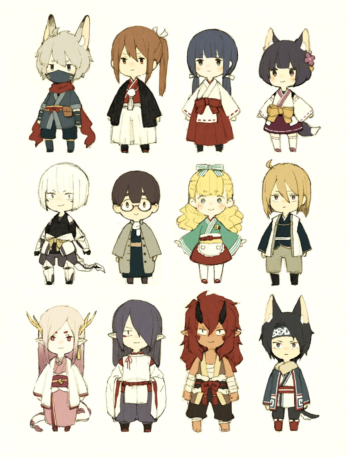 まに 和風創作キャラ一覧 T Co Gx9wn9vfe2 Twitter