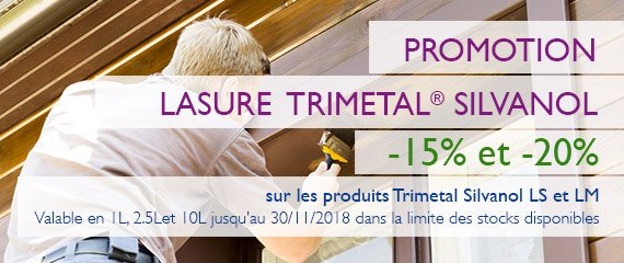 Districolor's tweet photo. Profitez des #Promotions de -15% à -30% sur les #Lasures #Silvanol LS et LM de #Trimetal - https://t.co/SKqPy5Zhe5 - valable sur nos produits en 1L, 2,5L et 10L, dans la limite des stocks disponibles et/ou jusqu’au 30/12/2018 https://t.co/eutL0mtJe8