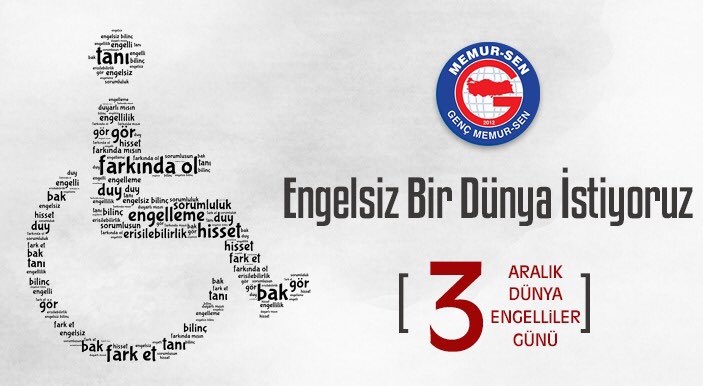 Hayatı umut ve inançlarıyla güzelleştiren, destekleriyle gücümüze güç katan engelli kardeşlerimizin #3AralıkDünyaEngellilerGünü'nü kutluyorum.
#EngelleriAşıyoruz