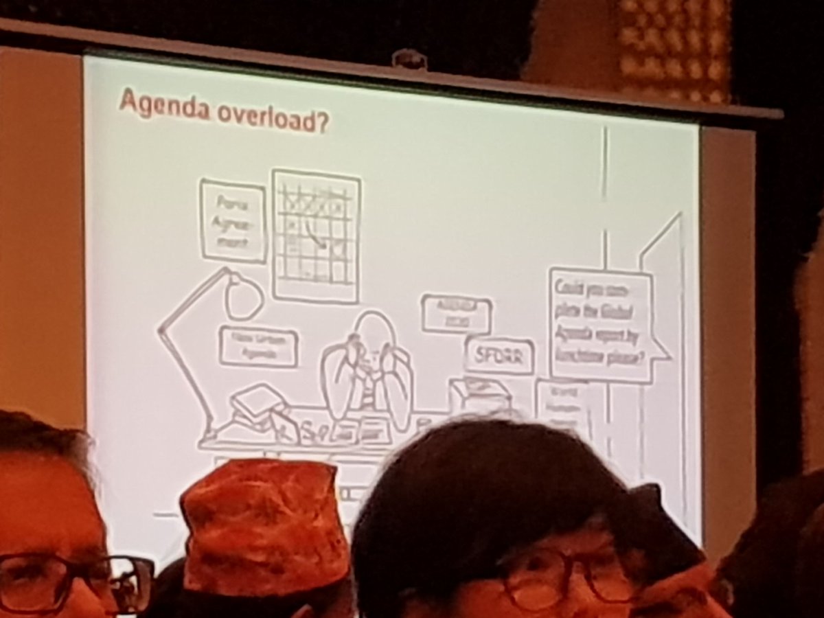 roufmabdur's tweet photo. 'Coherence is not the target, rather it's the means to reach the targets of different frameworks in a timely and efficient manner' suggests  Stephan of #GIDRM at #RCC14 @globalnetworkdr https://t.co/9OPPm1Vyhl