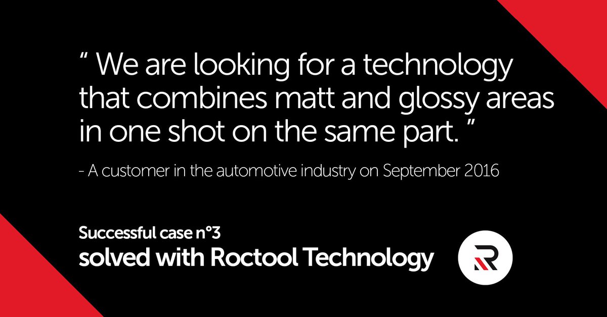 roctool's tweet image. A double challenge, successfully met with Roctool Technology.
Share your own challenges with us: hello@roctool.com
#innovation #molding #roctool #surface #automotive #design