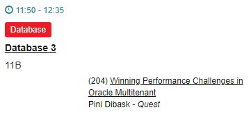 For those who are at #ukoug_tech18 - I'd like to invite you to join my presentation titled 'Winning Performance Challenges in Oracle Multitenant' and learn how to make database consolidation smoother @Quest @Quest_EMEA @oracleace