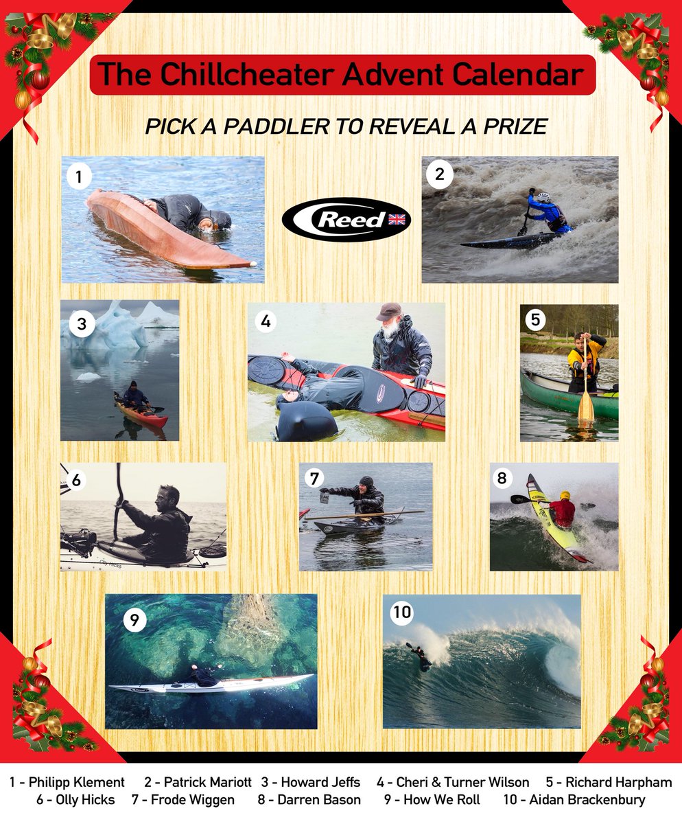 ** 10 Days of Reed Giveaways **

Simply Like &amp; Retweet this post then Follow our page to enter. 

Prizes include Aquatherm Cag, Spray Deck, Fleece Baselayers, KeelEazy Kit, Pertex jacket and more. 

Winner picks an advent calendar window for prize

#reedchillcheater #prize