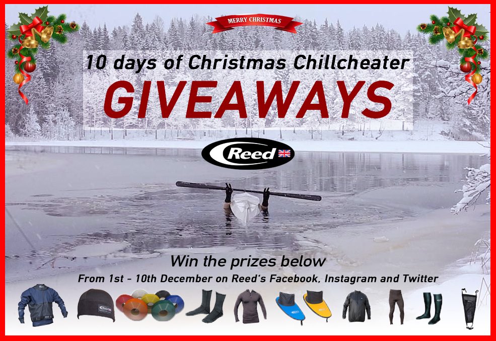 Chillcheaters's tweet photo. ** 10 Days of Reed Giveaways **

Simply Like &amp; Retweet this post then Follow our page to enter. 

Prizes include Aquatherm Cag, Spray Deck, Fleece Baselayers, KeelEazy Kit, Pertex jacket and more. 

Winner picks an advent calendar window for prize

#reedchillcheater #prize https://t.co/dkgTAarDXH