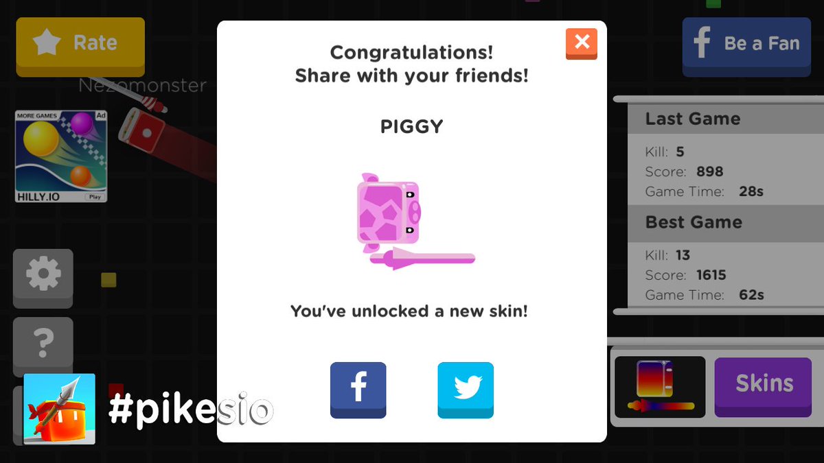 MarcBawayan's tweet photo. Hey! Check out #pikesio ! I've got a new skin ! https://t.co/adJ4w30Wap https://t.co/QK01Jfii0w