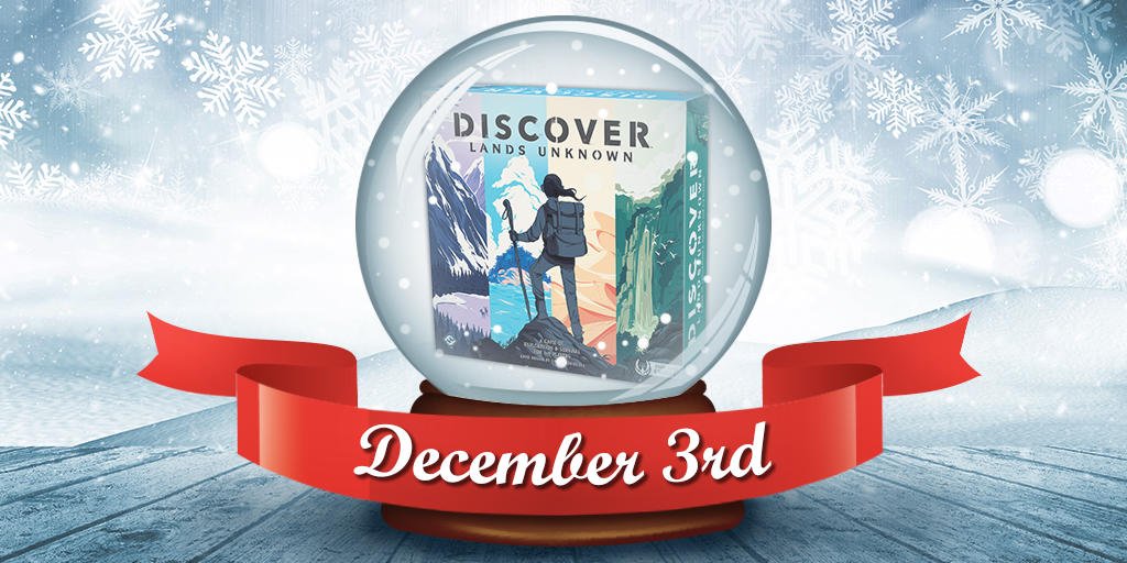 #BoardGameAdventCalendar Day 3 is: Discover! Simply #RT &amp; #follow us to be in with a chance to #win! This year we’ll pick a winner each week, so be sure to #RT every single day! Open to UK residents only #boardgames #tabletop
